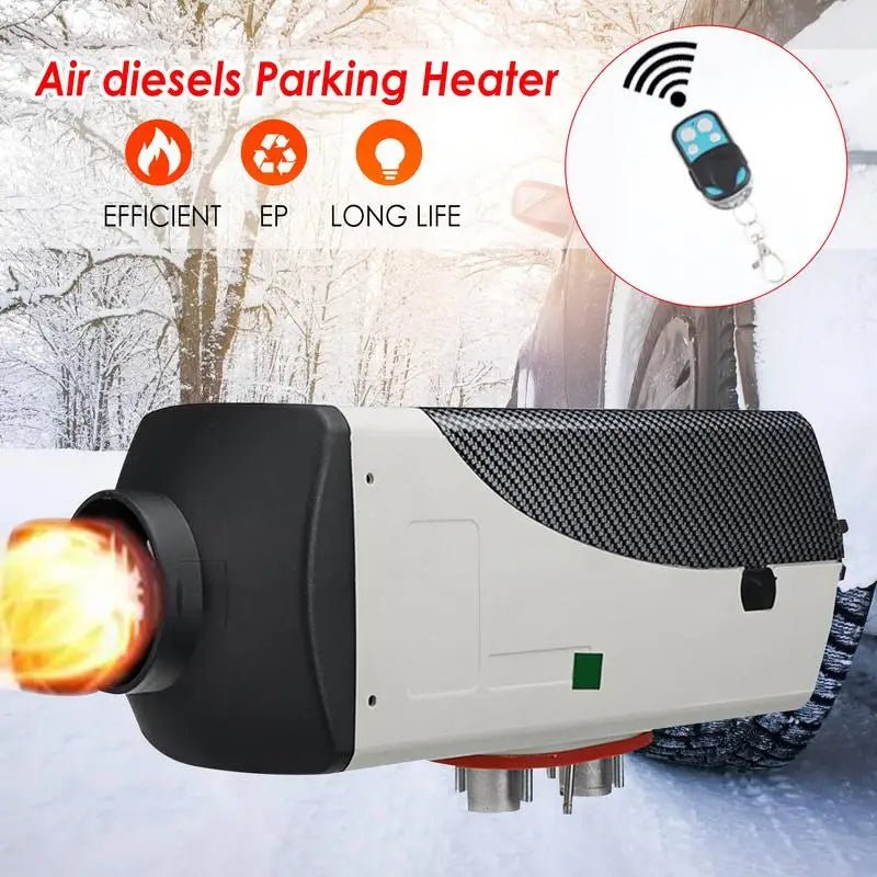 8KW Diesel Air Heater 9L Tank Diesel Heater 24V Diesel Parking Heater Muffler with LCD Thermostat and Remote Control for RV Bus Trailer Motor - home and Boats - Homevor