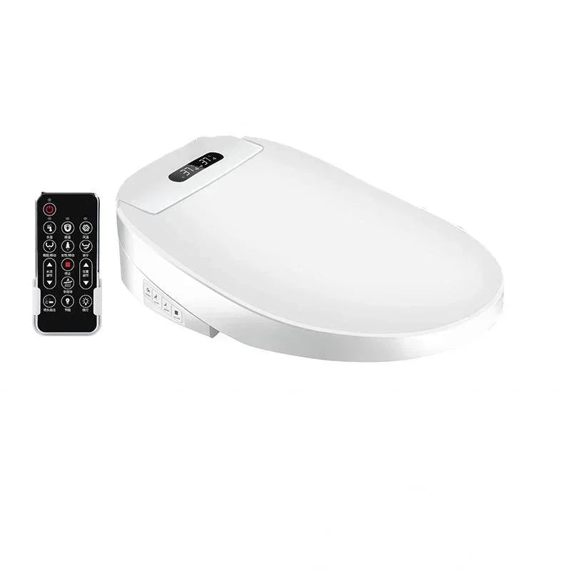 Toilet Bowl Toilet Cover Remote Control Dryer Water Wind Temperature Universal Lid for Bathroom Toilets Smart Bathroom WC