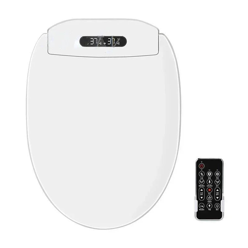 Toilet Bowl Toilet Cover Remote Control Dryer Water Wind Temperature Universal Lid for Bathroom Toilets Smart Bathroom WC