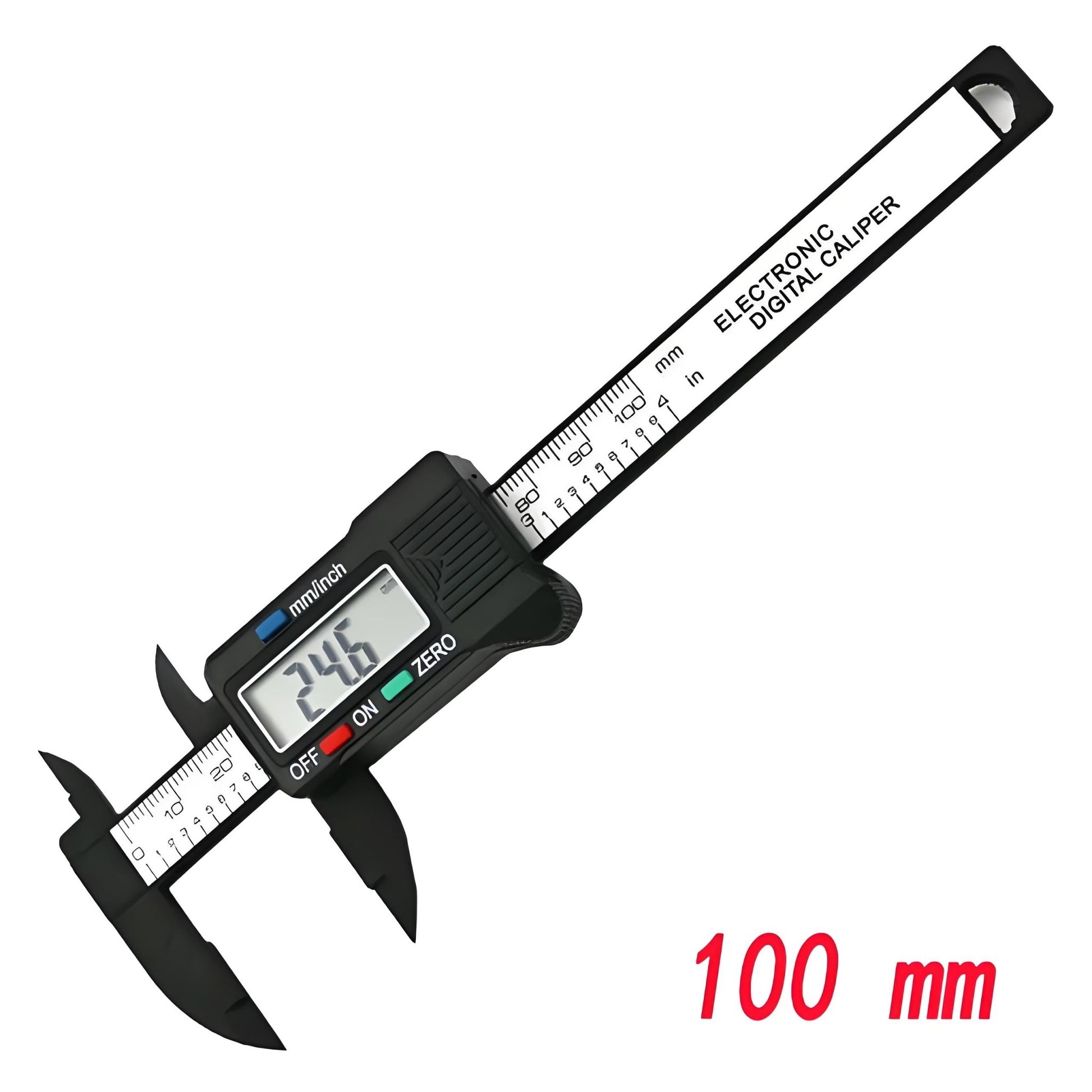 150mm 100mm Electronic Digital Caliper Dial Vernier Caliper Gauge Micrometer Measuring Tool Digital Ruler - Homevor