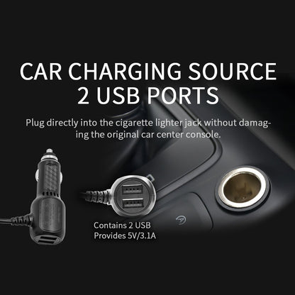 2024 Portable Wireless Carplay Screen for Car Apple Carplay & Android Auto, 9 Inch HD Touch Screen Car Stereo with 1024P Backup Camera/Bluetooth 5.0/Mirror Link/Voice Control/Aux/FM/TF Card Fits Cars - Homevor