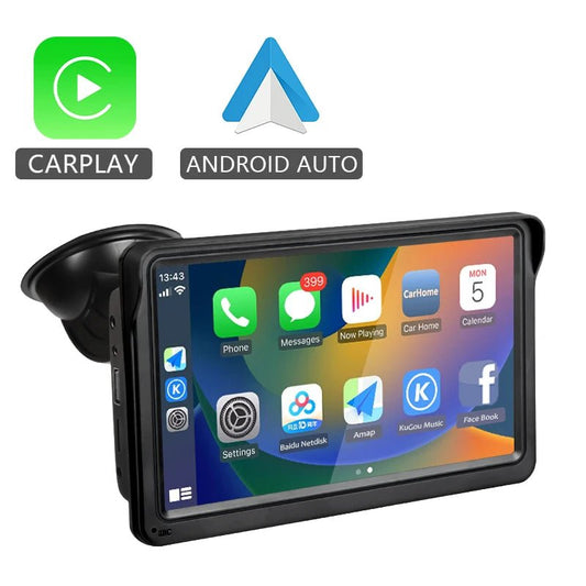 7 inch CarPlay Android Auto Car Radio Multimedia Video Player Portable Touch Screen With USB AUX For Rear View Camera - Homevor