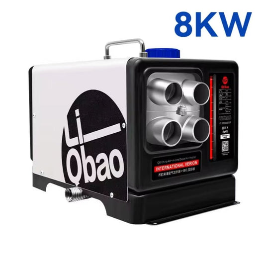 8KW 12v 24v Diesel Air Heater For Winter Outdoor Car Heating And RV Bus Parking Overnight Heating With Low Noise - Homevor