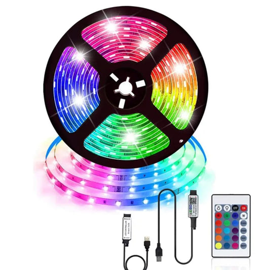 Dálkový ovladač s LED páskem s měnící se barvou RGB chytrá LED světla kompatibilní s Bluetooth 