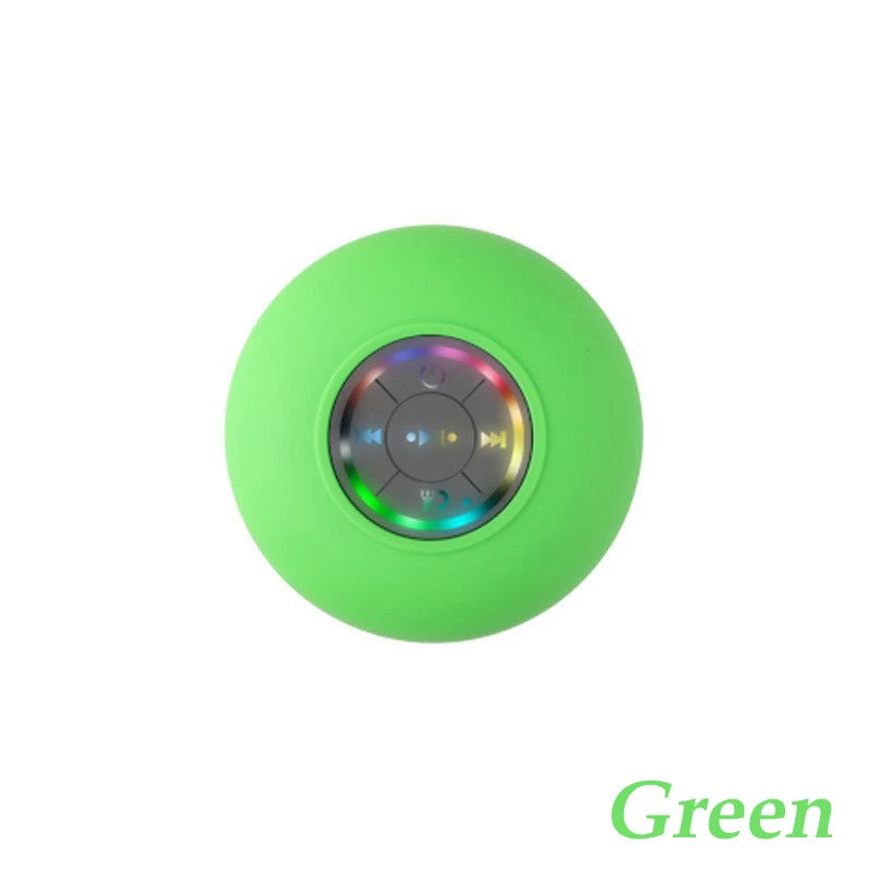 Portable Wireless Bluetooth Speaker IPX4 Waterproof Loudspeaker Long lasting Mini Stereo LED Sound Box With Powerful Suction