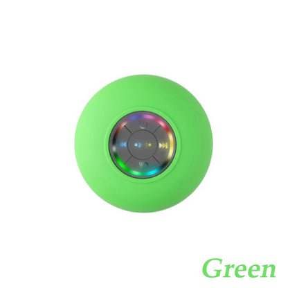 Portable Wireless Bluetooth Speaker IPX4 Waterproof Loudspeaker Long lasting Mini Stereo LED Sound Box With Powerful Suction