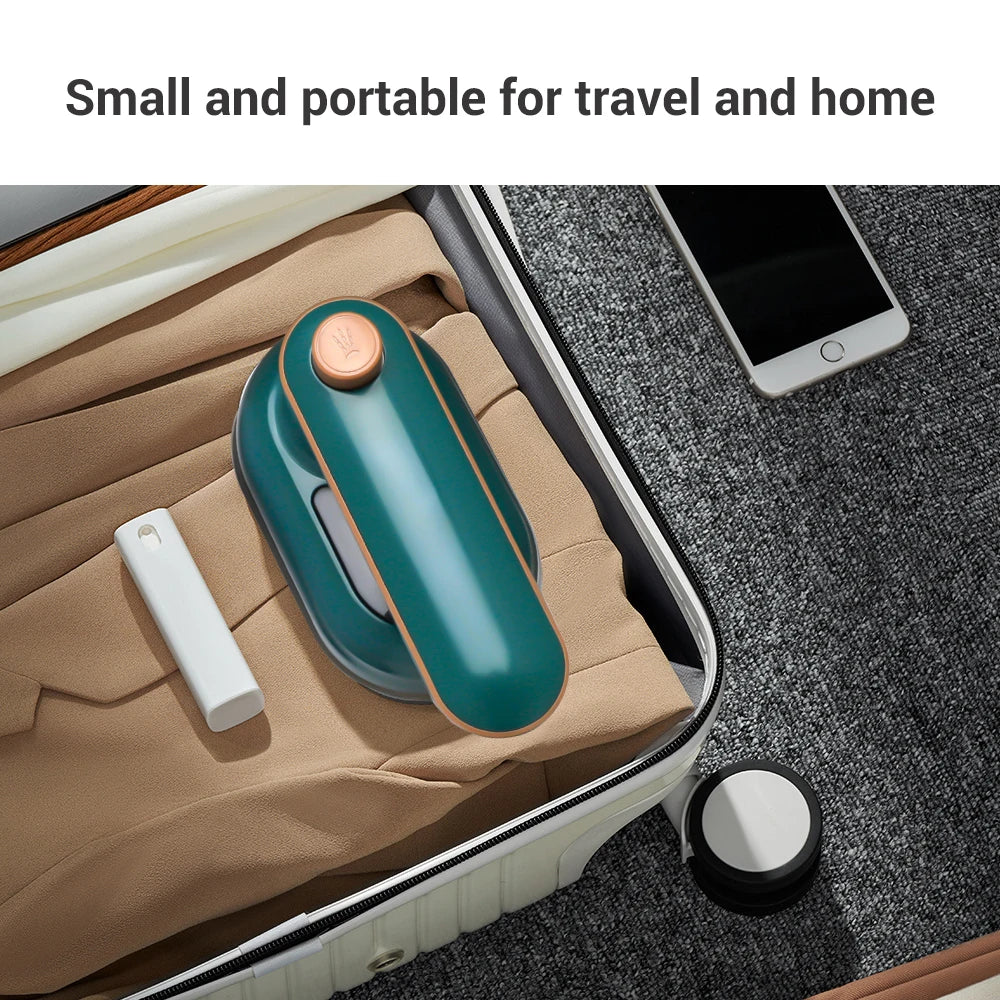 Mini Garment Steamer Steam Iron Handheld Portable Home Travelling For Clothes Ironing Wet Dry Ironing Machine - Homevor