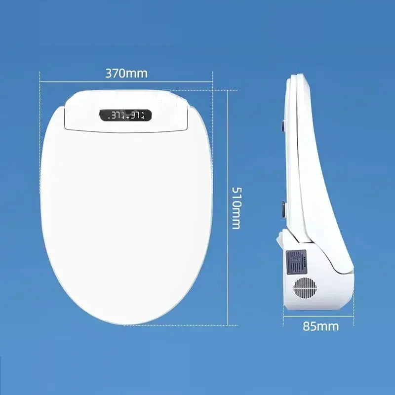 Toilet Bowl Toilet Cover Remote Control  Dryer Water Wind Temperature Universal Lid for Bathroom Toilets Smart Bathroom WC