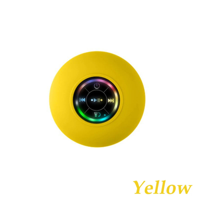 Portable Wireless Bluetooth Speaker IPX4 Waterproof Loudspeaker Long lasting Mini Stereo LED Sound Box With Powerful Suction